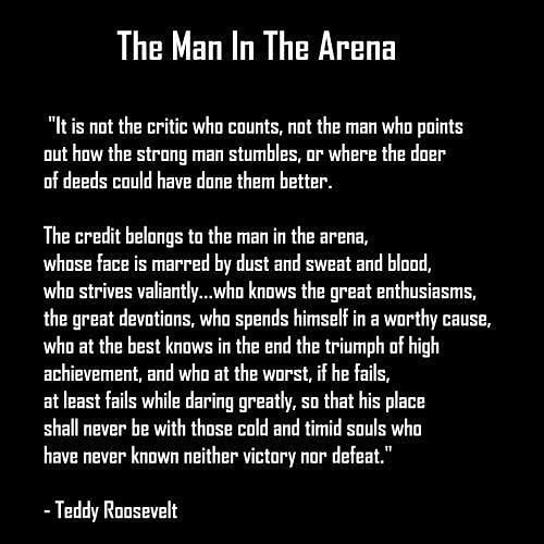 Man In The Arena