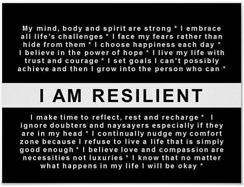 I AM RESILIENT
